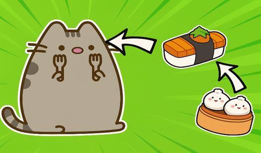 Game Screenshot Kitty's Clicker: The Evolution of Food
