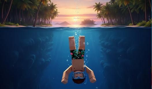 Game Screenshot Obby: How deep will you dive