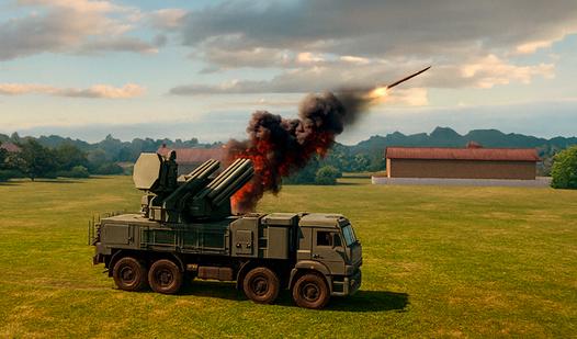 Game Screenshot Pantsir against drones