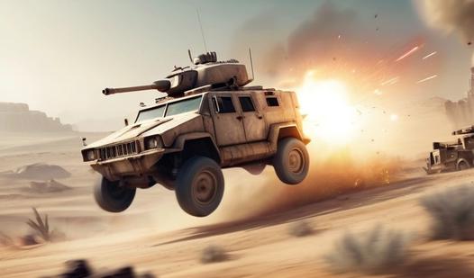 Game Screenshot Cars with Guns: Wasteland Showdown