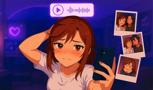 Game Screenshot Anime Chat 99. Pick me girl!