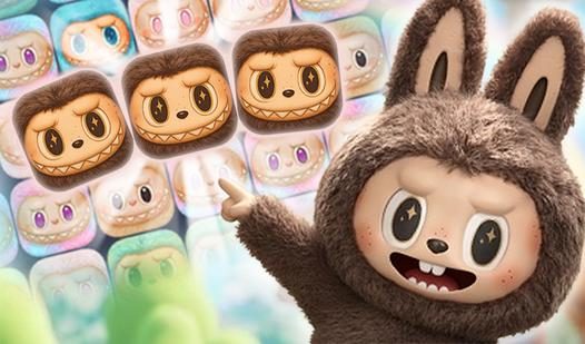 Game Screenshot Labubu Faces in a Row