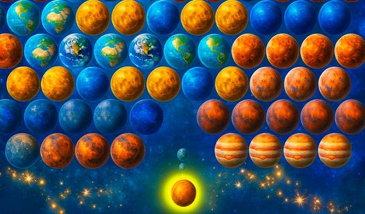 Game Screenshot Planet Bubble 2048