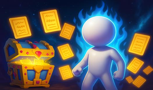 Game Screenshot Rush in Space: Magic Cards