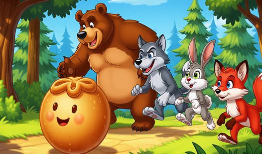 Game Screenshot Колобок ран