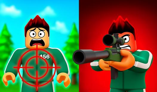 Game Screenshot Obby 456: Survive The Sniper in Squid Game