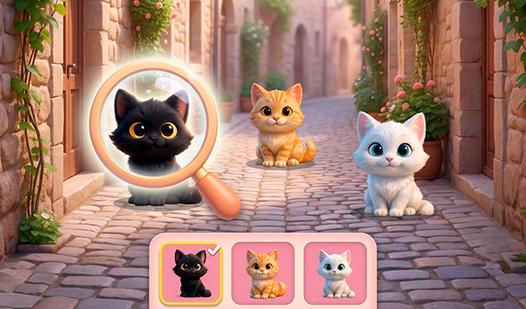 Game Screenshot Finding Cats