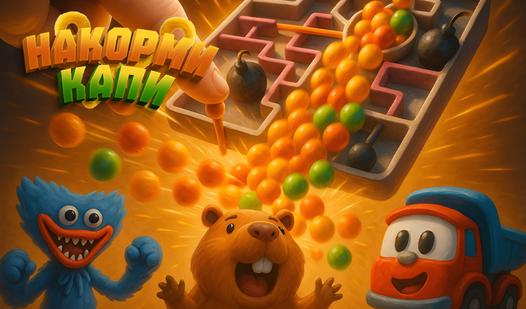 Game Screenshot Накорми Капи