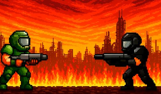 Game Hell on Mars: Coop 2D Shooter