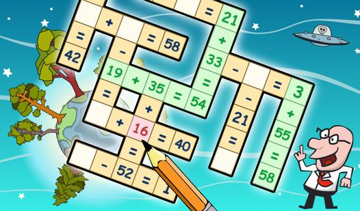 Game Screenshot Mind Games: Math Crosswords