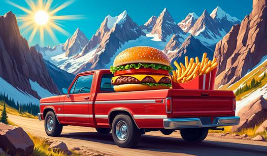 Game Screenshot Довези Жратву