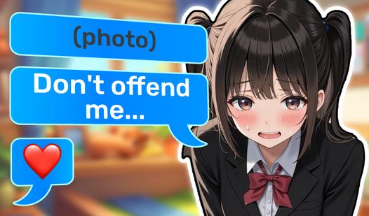 Game Screenshot Chat with a Girl