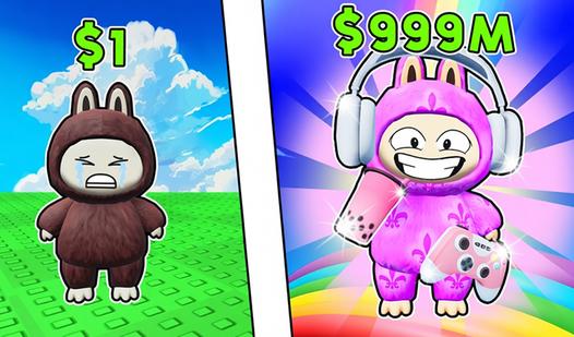 Game Screenshot Merge Labubu! Obby Magnate Labubu Tycoon +1 3D RNG