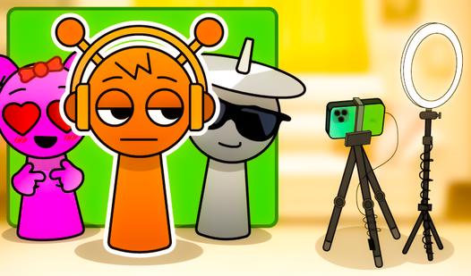 Game Screenshot Sprunki: Blogger Phase