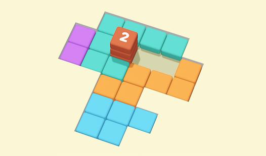Game Screenshot Stack Puzzle - Swipe & Fill