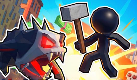 Game Screenshot Stick vs Monsters - 3D Battles