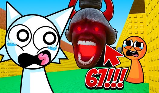 Game Screenshot SCP 67: Sprunki Obby Escape - Don't Get Caught