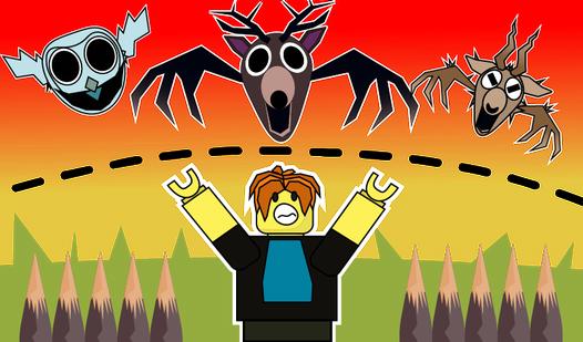 Game Screenshot Save Obby! Draw a Line from the Deer 99 nights!