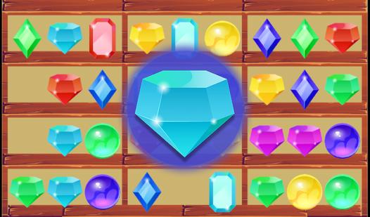 Game Screenshot On the shelves: Precious stones