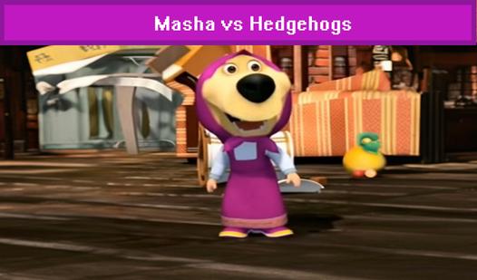 Game Screenshot Masha vs Hedgehogs