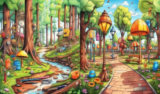 Game Find the differences in the two pictures