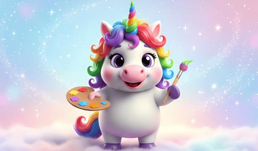 Game Magic Unicorn Colorbook