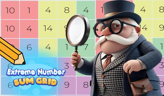 Game Extreme Number Sum Grid