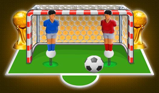 Game Foosball on springs