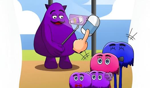 Game Grimace Shake DOP - Erase Game