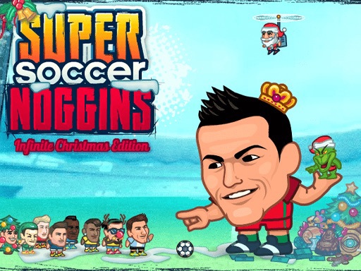 Game Screenshot Super Soccer Noggins - Xmas Edition