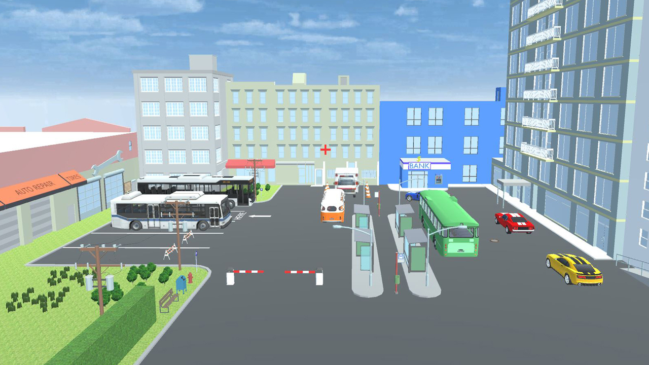 Game Screenshot City Bus Parking Simulator Challenge 3D