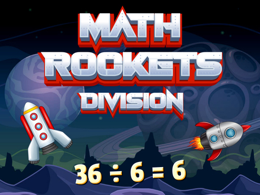 Game Screenshot Math Rockets Division