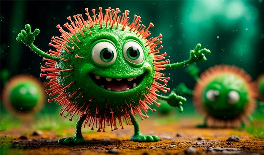 Game Screenshot Голодный Микроб