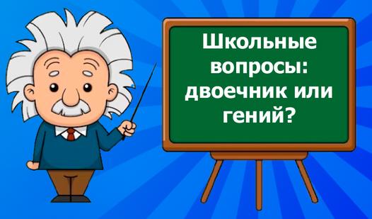 Game Screenshot Школьные вопросы: двоечник или гений?