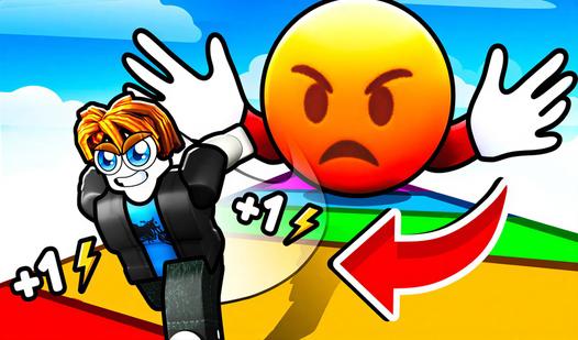 Game Screenshot Robbie: +1 Speed per Step! 3D Parkour Brainrot