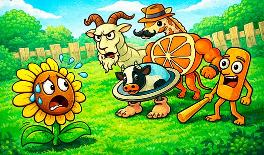 Game Screenshot Plants vs Brainrots 2D