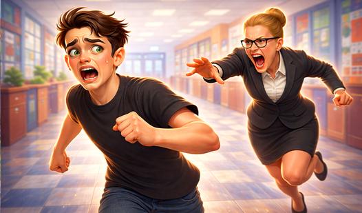 Game Screenshot Boy Escape from School: Runaway