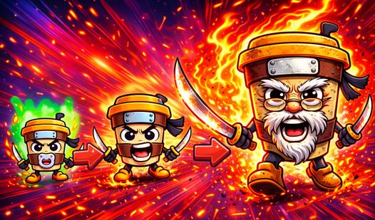 Game Screenshot Brainrot from baby to old man evolution