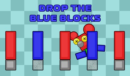 Game Screenshot Drop the Blue Blocks