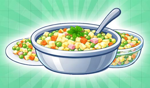 Game Screenshot Merge Olivier: Make Salad!