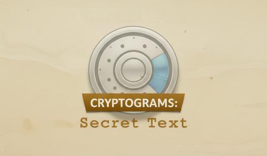 Game Screenshot Cryptograms: Secret Text