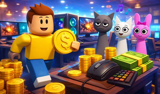 Game Screenshot Sprunki: Create an old computer club