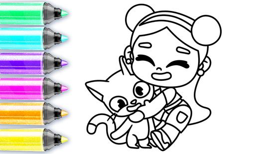 Game Screenshot Avatar World: The Best Coloring Book