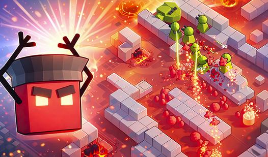 Game Screenshot Defend Your Base With a Click