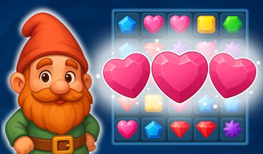 Game Screenshot Dwarves' Treasures - Match 3!