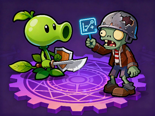 Game Screenshot Plant Merge: Zombie War