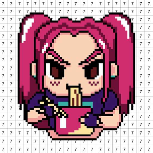 Game Screenshot Pixel Number - DIY Coloring