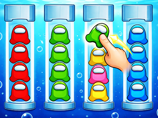 Game Screenshot Color Sort: Impostor Edition