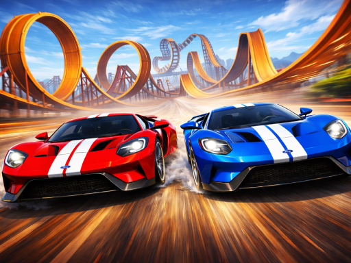 Game Screenshot Two Stunt Supercars