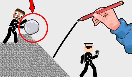 Game Screenshot Draw A Picture To Save The Noob From Pro